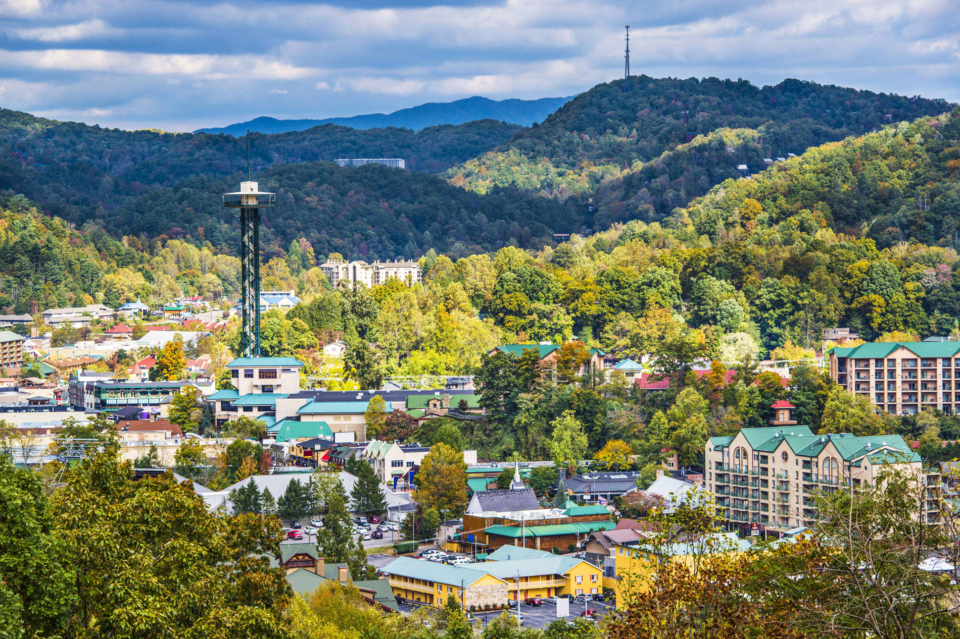 tourist towns like gatlinburg